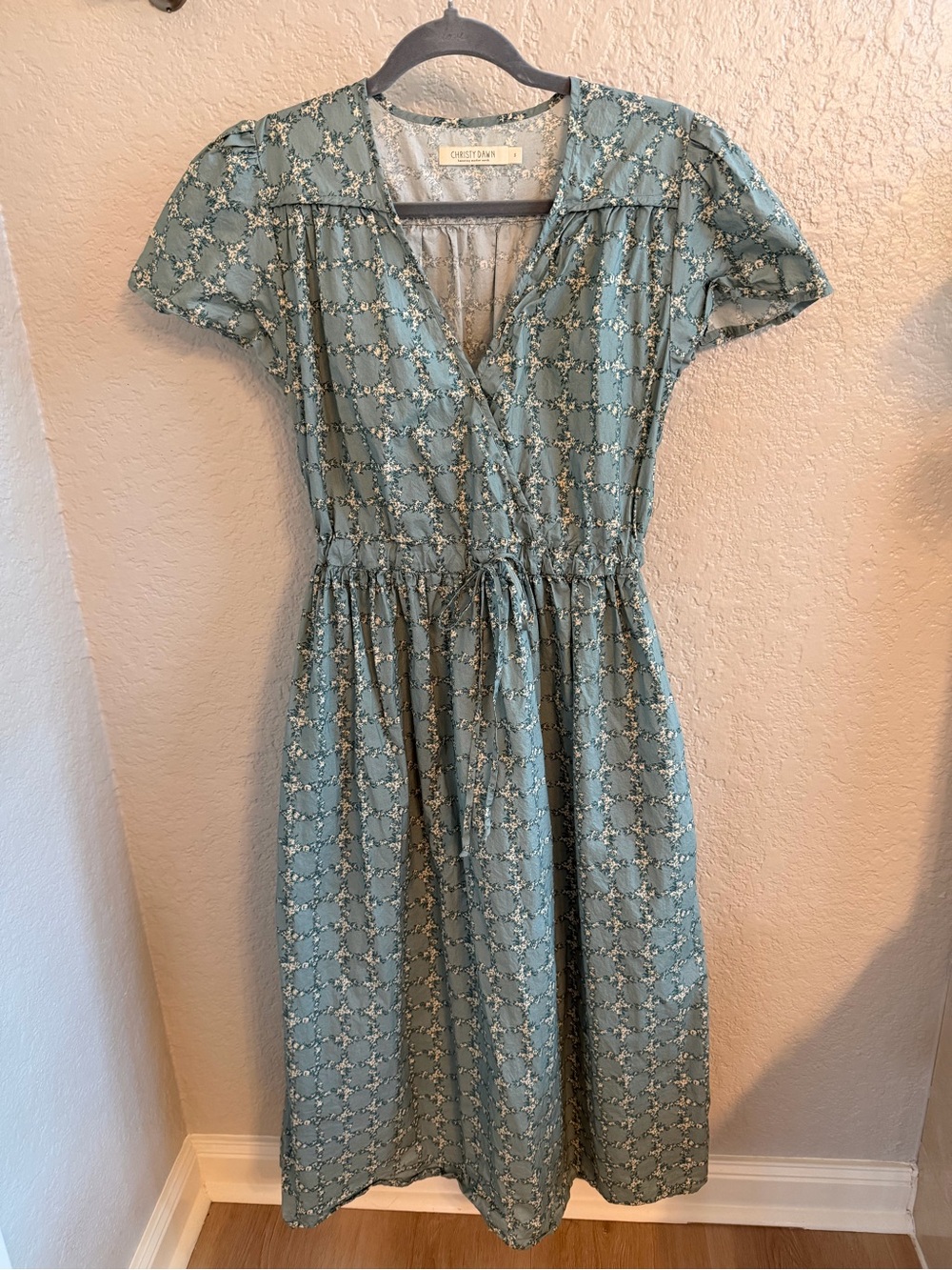 Christy Dawn Sage Floral Dress